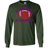 Image of Alzheimer Awareness Purple Ribbon T Shirt For Football Fans