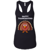 Image of "Happy Thanksgiving" Turkey Thanksgiving Funny T-Shirt