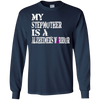 Image of Alzheimer's Awareness T-Shirt For Stepmother Purple Ribbon
