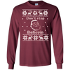 Image of Santa T-Shirt: Don't Stop Believin Ugly Christmas Tee Gift