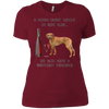 Image of Woman Cannot Survive on Wine A Rhodesian Ridgeback Tshirt