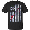 Image of American Flag Patriotic Fishing T shirt