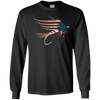 Image of American Flag Salmon Fly T-Shirt