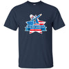 Image of 4th of July Uncle Sam Dab T-Shirt - Funny Uncle Sam Dab Tee