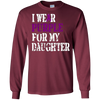 Image of Alzheimer's Awareness T-shirt I Wear Purple For My Daughter