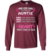 Image of And God Said Let's there be Auntie T Shirts
