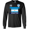 Image of ARGENTINA Football Soccer T-Shirt with national flag