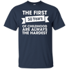 Image of 50th Birthday Funny Tshirt | The First Fifty Are The Hardest