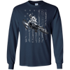 Image of American Flag Motocross Dirt Bike Graphic T-shirt