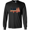 Image of American Camper U.S. Flag Patriotic Camping T Shirt