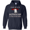 Image of "I'm waiting for the Mothership" funny Ufo t-shirt