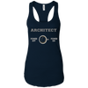 Image of Architect T-shirt - Architect Powered By Coffee - Funny Gift