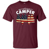 Image of American Camper U.S. Flag Patriotic Camping T Shirt