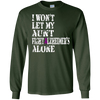 Image of Alzheimer's Awareness T Shirt For Aunts Purple Ribbon Tee
