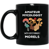 Image of Amateur Mycologist with Questionable Morels Mycology Shirt