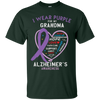 Image of Alzheimer Support Shirt Awareness Month Purple Grandma