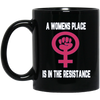 Image of A womens place is in the resistance long sleeve shirt
