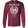 Image of Argentina Soccer Team Russia 2018 T Shirt Football Fan
