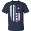 Image of Alzheimer Awareness T-Shirt Purple Ribbon Tees