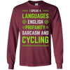 Image of Sarcastic Bicycle Cycling Novelty T-shirt Passionate Cyclist