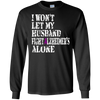 Image of Alzheimer's Awareness T-Shirt For Husbands Purple Ribbon Tee