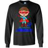 Image of T-shirt de sensibilisation à l'apraxie Chemise à ruban bleu Apraxia