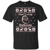 Image of Santa T-Shirt: Don't Stop Believin Ugly Christmas Tee Gift