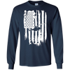 Image of American Flag T-Shirt For Helicopter Pilot Or Fan Patriotic