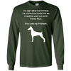 Image of Le long est venu mon tee-shirt d'amusement de doberman pour les amants de chien