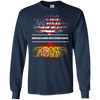 Image of American Grown With Spanish Roots T-Shirt Spain Tee