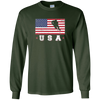 Image of American USA Flag Ice Hockey T-Shirt Patriotic Sports Gift