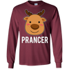 Image of Santa Reindeer Prancer T-Shirt Christmas Group Costume Tee
