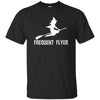 Image of Funny Halloween Witch Long Sleeve Shirt - Frequent Flyer