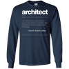 Image of T Shirt de définition d’architecte - Tee-shirt cadeau d’emploi drôle