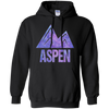 Image of Aspen Colorado T-Shirt Watercolor Hiking Adventure