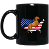 Image of America Map Horse USA Flag Happy 4th Of July Shirt