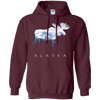 Image of Alaska Day Moose Snowy Mountain Shirt