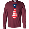 Image of 4th of July T-Shirt-Cute Fourth of July American Necktie Tee