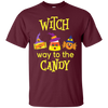 Image of Comment on va pour les bonbons?Joli t - shirt d'Halloween.