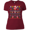 Image of Santa Twerking T-Shirt Funny Elf Floss Dab Ugly Sweater
