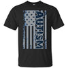 Image of Autism Awareness T-Shirt - American Flag Puzzle Piece Shirt