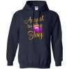 Image of August Birthday Purple Lips Slay T-shirt Birthday Gift