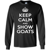Image of "Keep Calm & Show Goats" T-Shirt