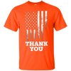 Image of American Flag Veteran's Day Thank You Shirt