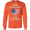 Image of Army Family Shirt Proud Army Family DAD In the Army Tee