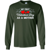 Image of A My First Valentines Day As A Mother - Long Sleeve