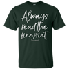 Image of Always Read the Fine Print I'm Pregnant Shirt Announcement