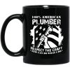 Image of 100% American Plumber Respect The Craft T-Shirt Gift