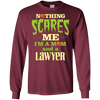 Image of Funny Halloween T-shirt For Lawyer Mom - Nothing Scares Me