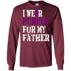 Image of Alzheimer's Awareness T-shirt I Wear Purple For My Father